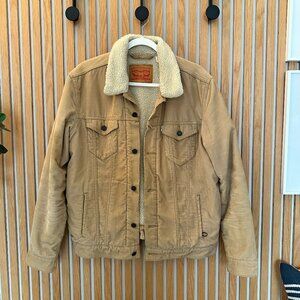 Levi's Corduroy Trucker Sherpa Jacket